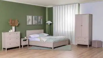 Мягкая кровать Kasli, цвет Капучино с полукруглым изголовьем - 6 - превью